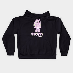 Floppy is bunny rabbit Kids Hoodie